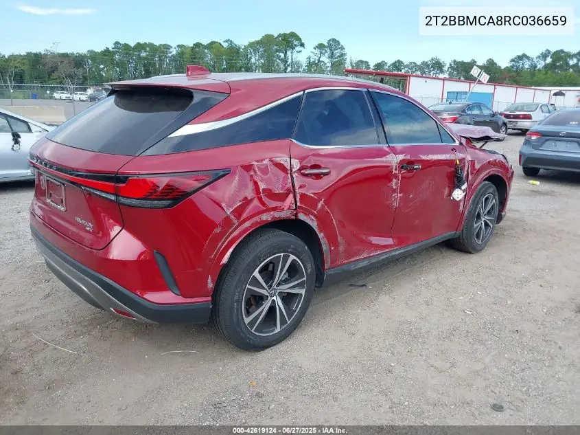 2024 Lexus Rx 350H Premium VIN: 2T2BBMCA8RC036659 Lot: 42619124
