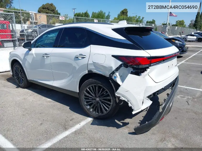 2024 Lexus Rx 350H Base/350H Premium/350H Premium Plus/350H Luxury VIN: 2T2BBMCA4RC054690 Lot: 42627156