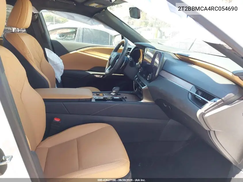 2024 Lexus Rx 350H Base/350H Premium/350H Premium Plus/350H Luxury VIN: 2T2BBMCA4RC054690 Lot: 42627156
