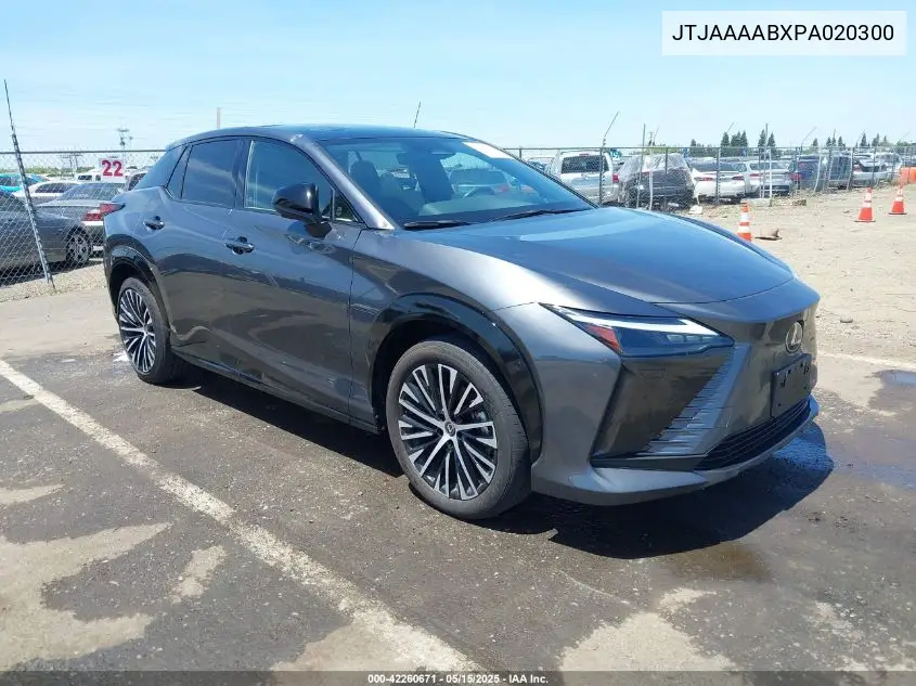 2023 Lexus Rz 450E Luxury VIN: JTJAAAABXPA020300 Lot: 42260671