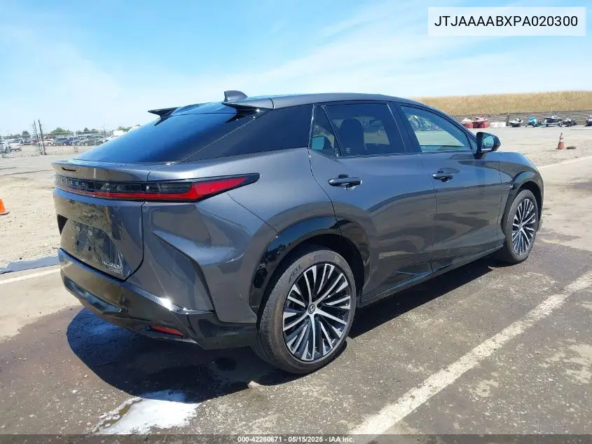 2023 Lexus Rz 450E Luxury VIN: JTJAAAABXPA020300 Lot: 42260671