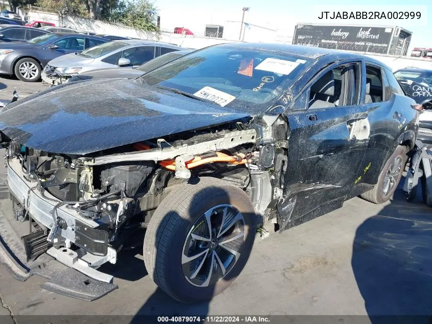 2024 Lexus Rz 300E Premium VIN: JTJABABB2RA002999 Lot: 40879074