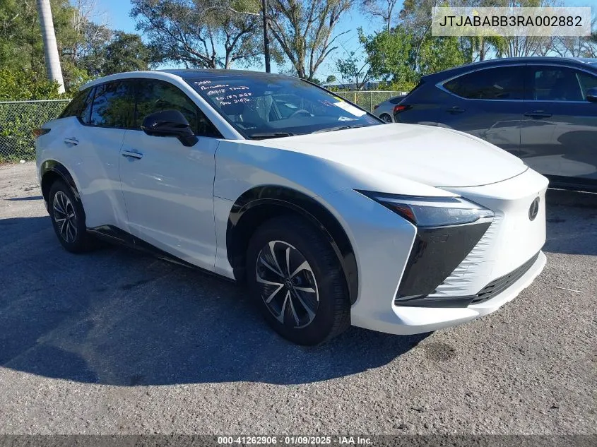 2024 Lexus Rz 300E Premium VIN: JTJABABB3RA002882 Lot: 41262906