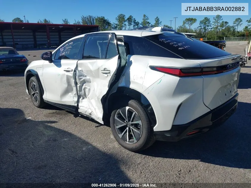 2024 Lexus Rz 300E Premium VIN: JTJABABB3RA002882 Lot: 41262906