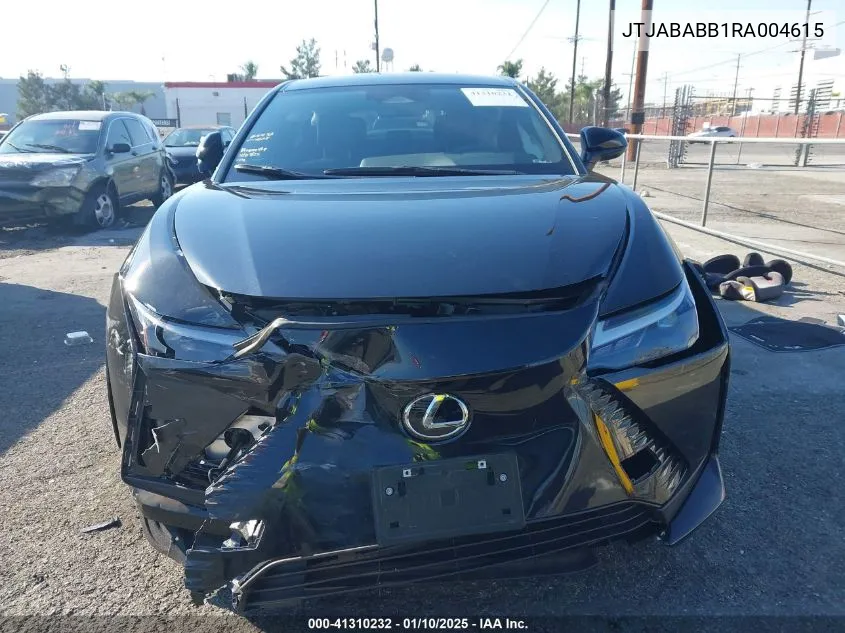 2024 Lexus Rz VIN: JTJABABB1RA004615 Lot: 41310232