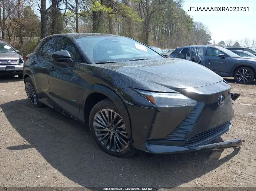 2024 Lexus Rz 450E Luxury VIN: JTJAAAABXRA023751 Lot: 42082320
