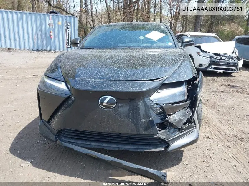 2024 Lexus Rz 450E Luxury VIN: JTJAAAABXRA023751 Lot: 42082320