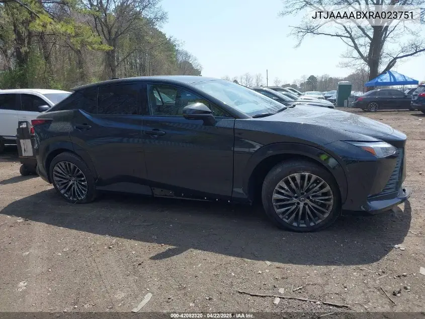 2024 Lexus Rz 450E Luxury VIN: JTJAAAABXRA023751 Lot: 42082320