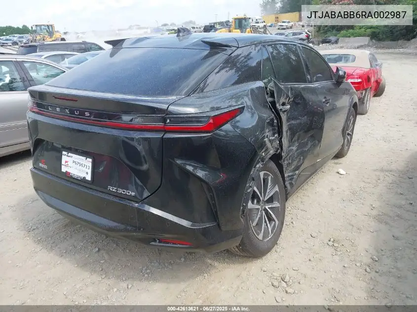 2024 Lexus Rz 300E Premium VIN: JTJABABB6RA002987 Lot: 42613621