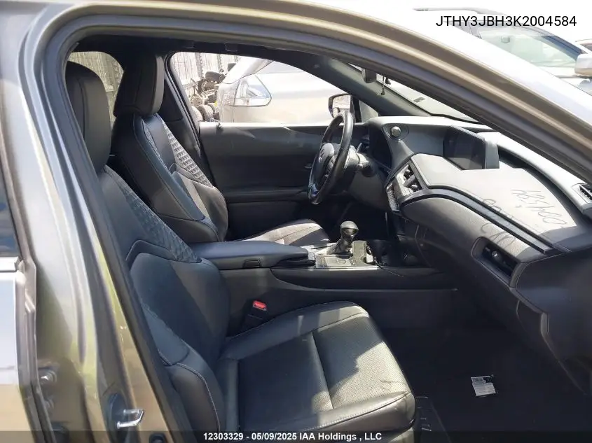 2019 Lexus Ux 200 VIN: JTHY3JBH3K2004584 Lot: 12303329