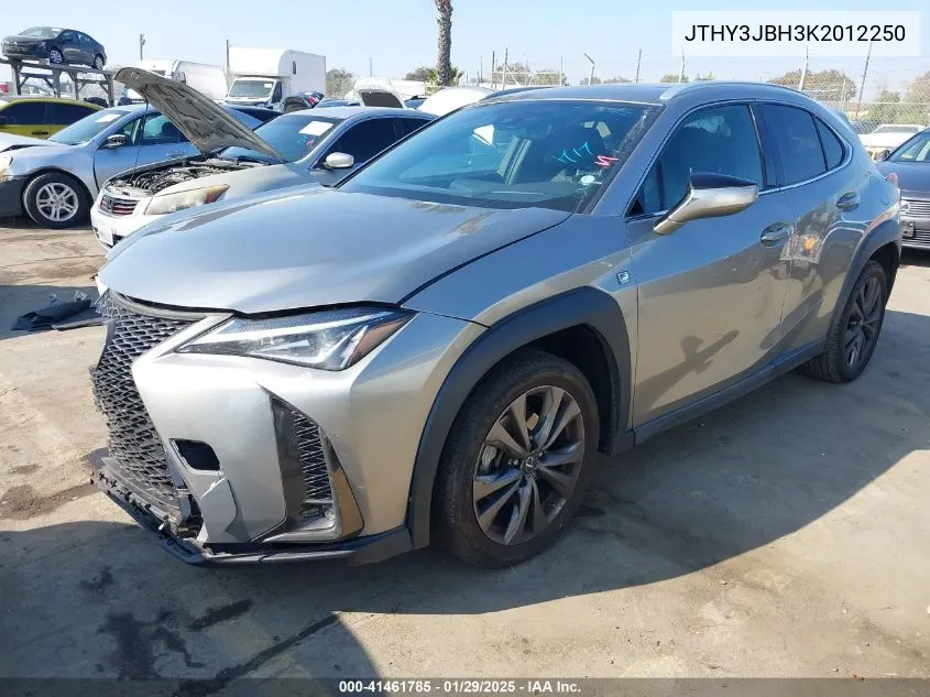 2019 Lexus Ux 200 F Sport VIN: JTHY3JBH3K2012250 Lot: 41461785