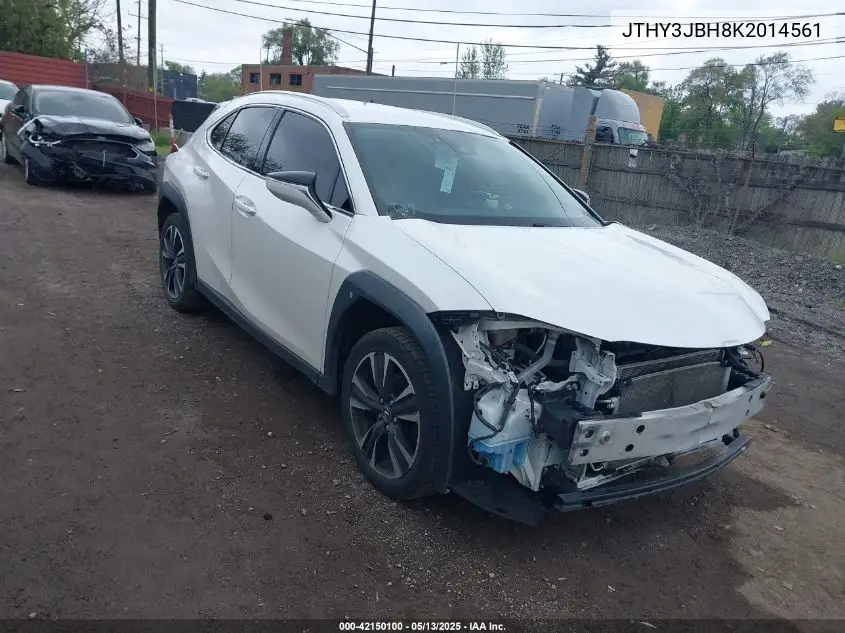 2019 Lexus Ux 200 VIN: JTHY3JBH8K2014561 Lot: 42150100