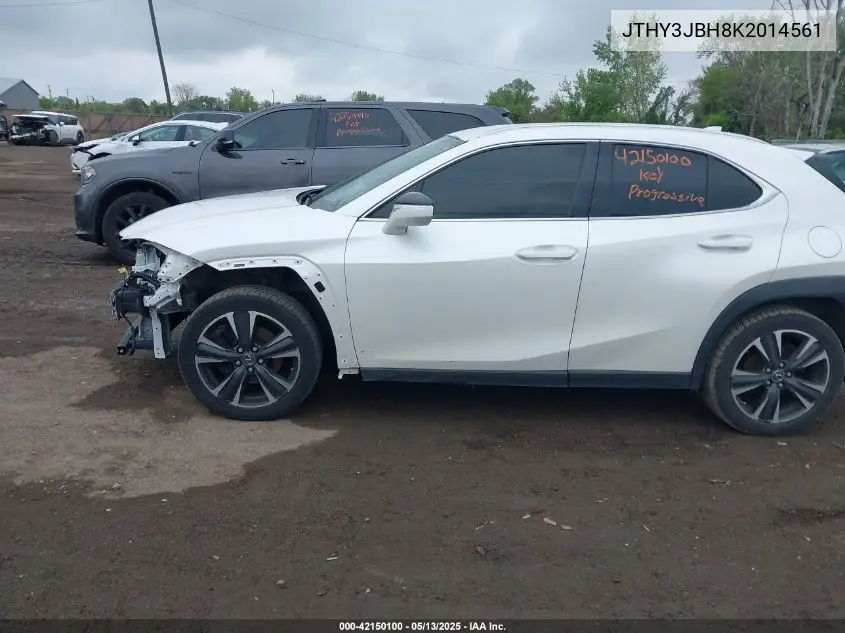 2019 Lexus Ux 200 VIN: JTHY3JBH8K2014561 Lot: 42150100