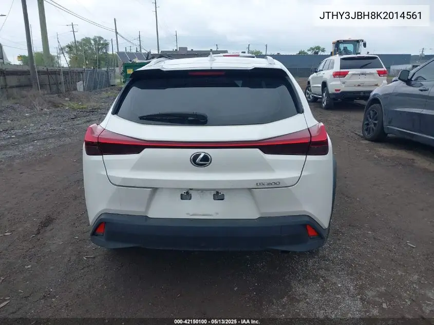 2019 Lexus Ux 200 VIN: JTHY3JBH8K2014561 Lot: 42150100