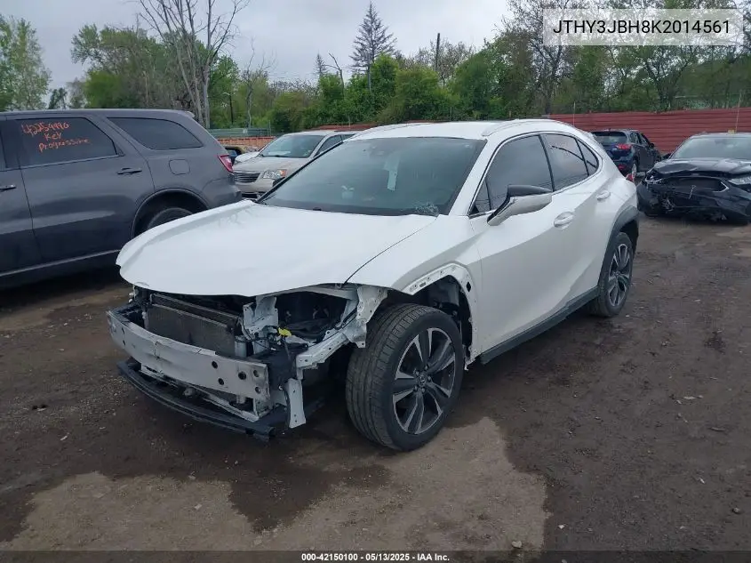 2019 Lexus Ux 200 VIN: JTHY3JBH8K2014561 Lot: 42150100