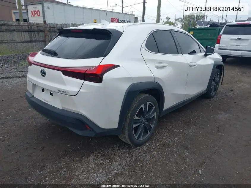 2019 Lexus Ux 200 VIN: JTHY3JBH8K2014561 Lot: 42150100