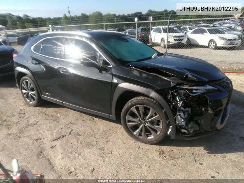 2019 Lexus Ux 250H F Sport VIN: JTHU9JBH7K2012295 Lot: 42176751