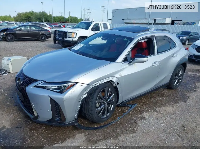 2019 Lexus Ux 200 F Sport VIN: JTHY3JBH6K2013523 Lot: 42180390