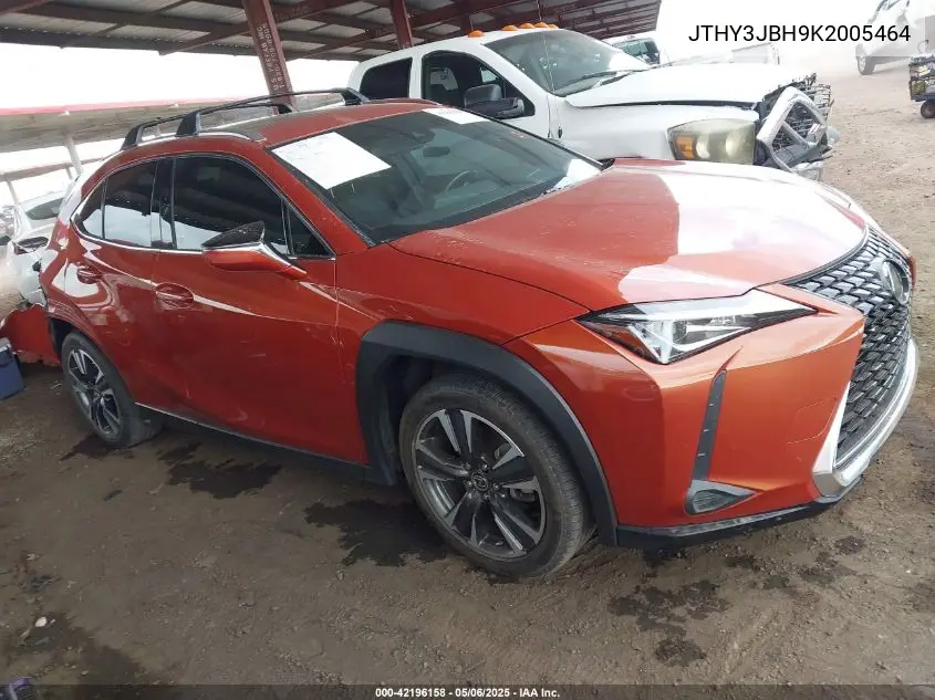 2019 Lexus Ux 200 VIN: JTHY3JBH9K2005464 Lot: 42196158