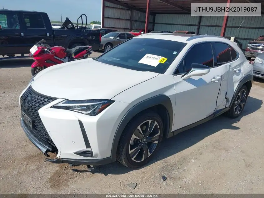 2019 Lexus Ux 250H VIN: JTHU9JBH2K2019087 Lot: 42477903