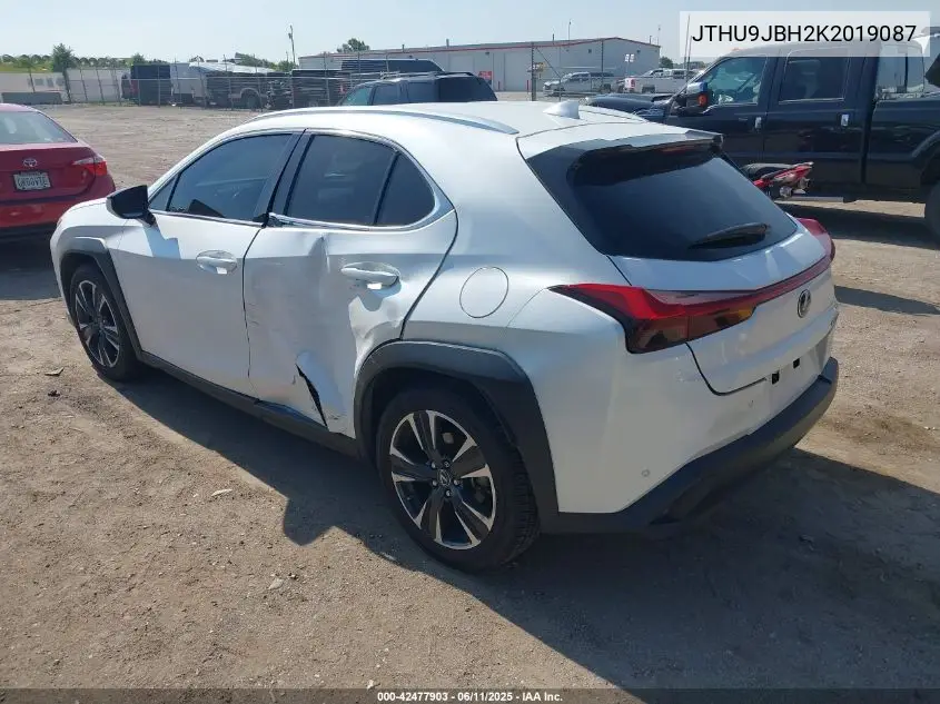 2019 Lexus Ux 250H VIN: JTHU9JBH2K2019087 Lot: 42477903