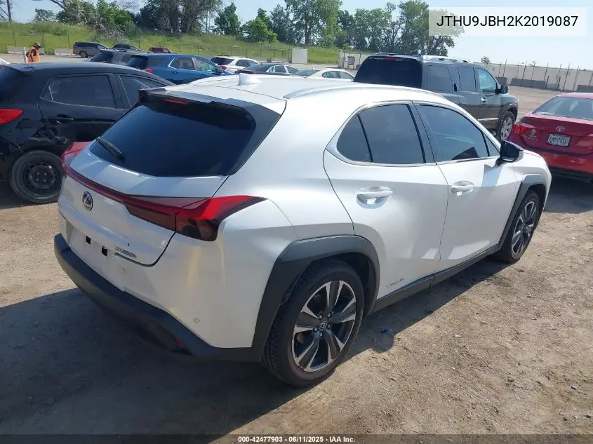 2019 Lexus Ux 250H VIN: JTHU9JBH2K2019087 Lot: 42477903