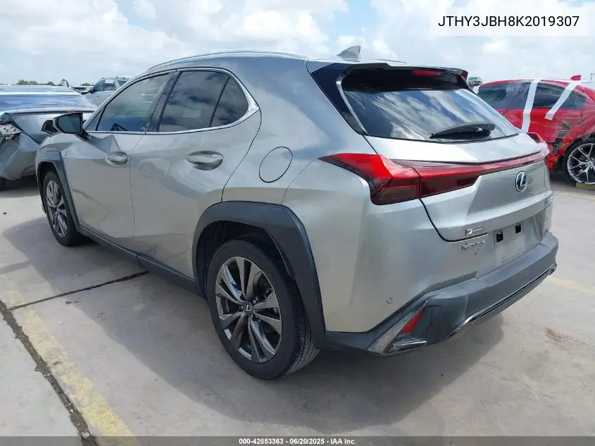 2019 Lexus Ux 200 F Sport VIN: JTHY3JBH8K2019307 Lot: 42553363