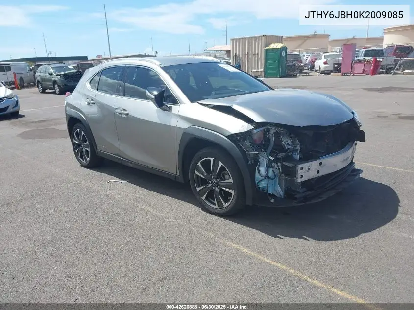 2019 Lexus Ux 250H VIN: JTHY6JBH0K2009085 Lot: 42620888