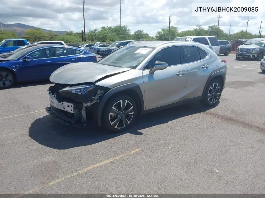 2019 Lexus Ux 250H VIN: JTHY6JBH0K2009085 Lot: 42620888