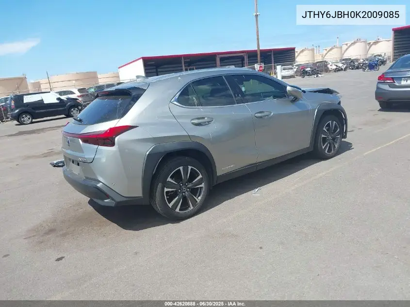 2019 Lexus Ux 250H VIN: JTHY6JBH0K2009085 Lot: 42620888