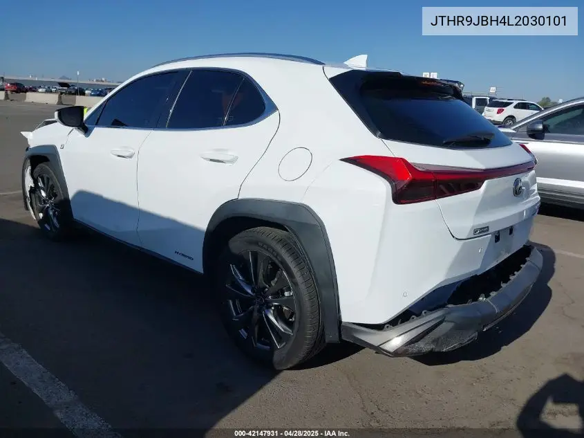 2020 Lexus Ux 250H F Sport VIN: JTHR9JBH4L2030101 Lot: 42147931