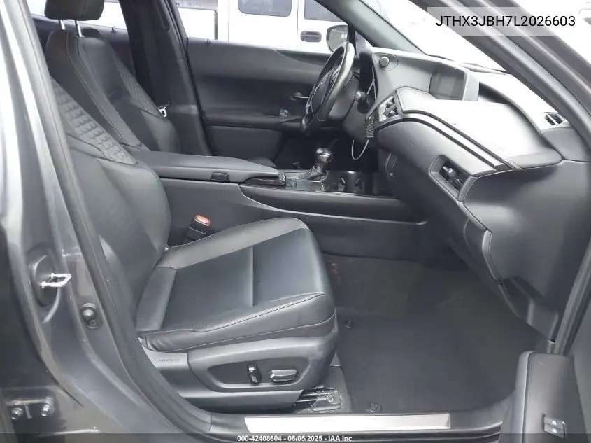 2020 Lexus Ux 200 VIN: JTHX3JBH7L2026603 Lot: 42408604