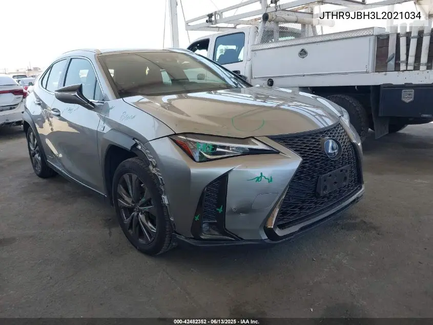 2020 Lexus Ux 250H F Sport VIN: JTHR9JBH3L2021034 Lot: 42482352