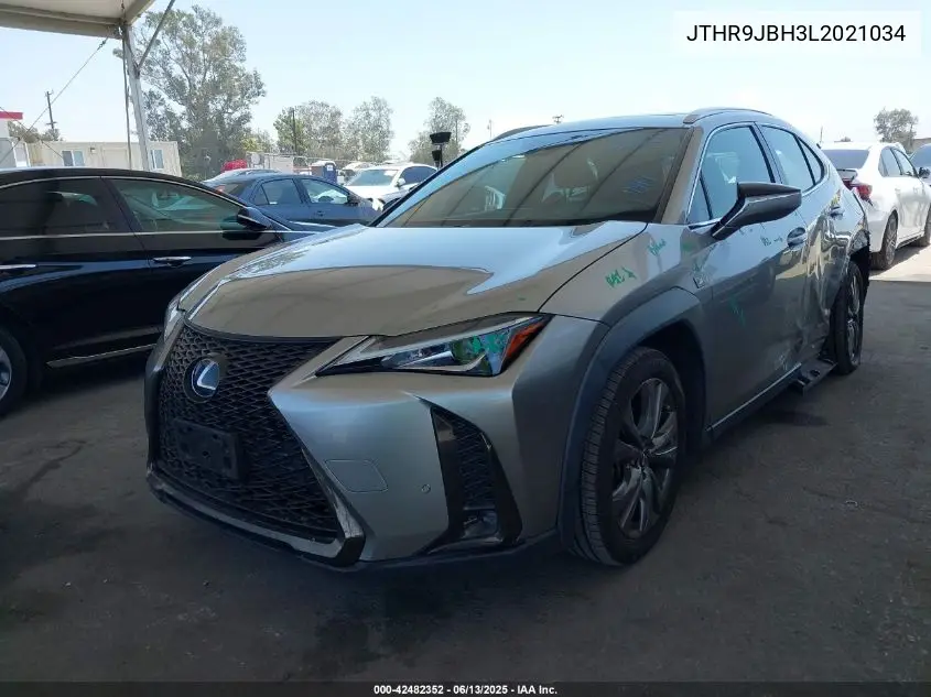 2020 Lexus Ux 250H F Sport VIN: JTHR9JBH3L2021034 Lot: 42482352