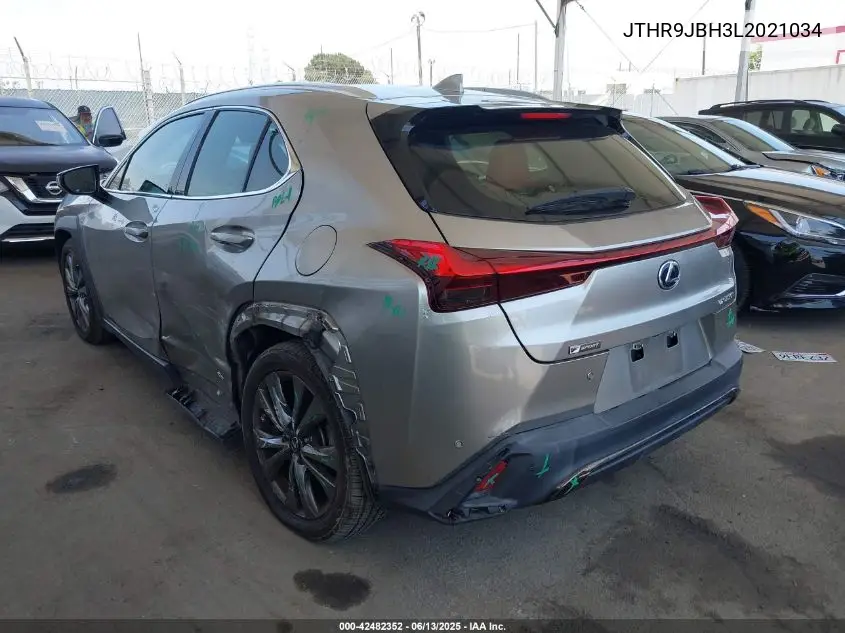 2020 Lexus Ux 250H F Sport VIN: JTHR9JBH3L2021034 Lot: 42482352