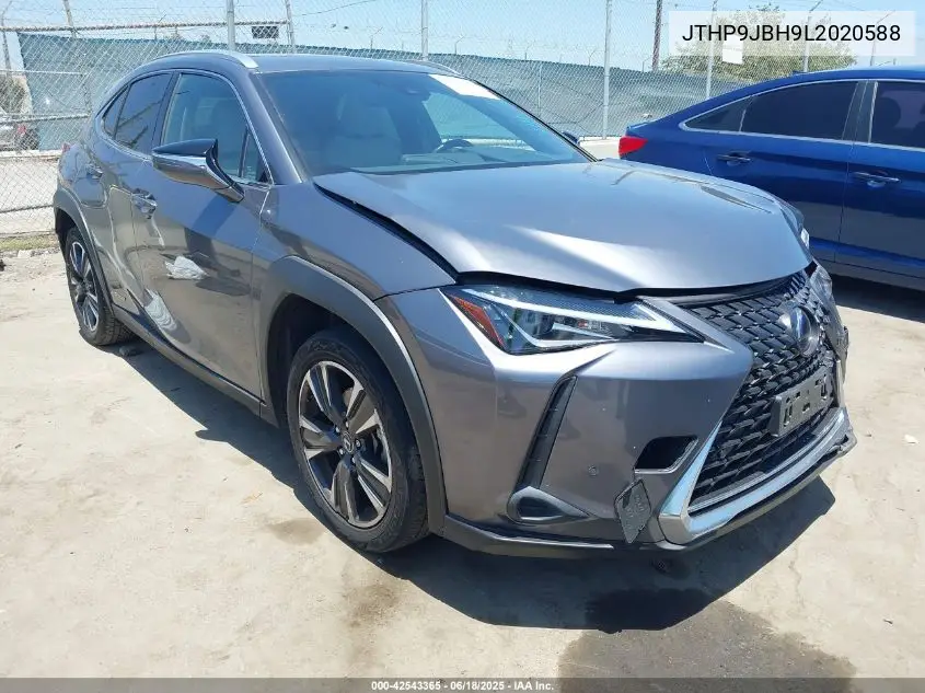 2020 Lexus Ux 250H VIN: JTHP9JBH9L2020588 Lot: 42543365
