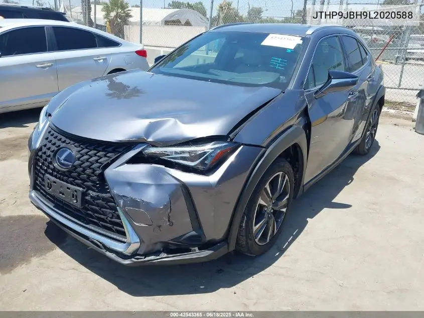 2020 Lexus Ux 250H VIN: JTHP9JBH9L2020588 Lot: 42543365