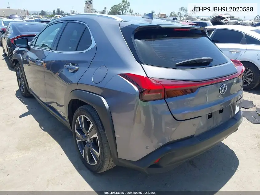 2020 Lexus Ux 250H VIN: JTHP9JBH9L2020588 Lot: 42543365