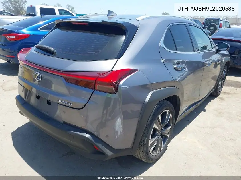 2020 Lexus Ux 250H VIN: JTHP9JBH9L2020588 Lot: 42543365