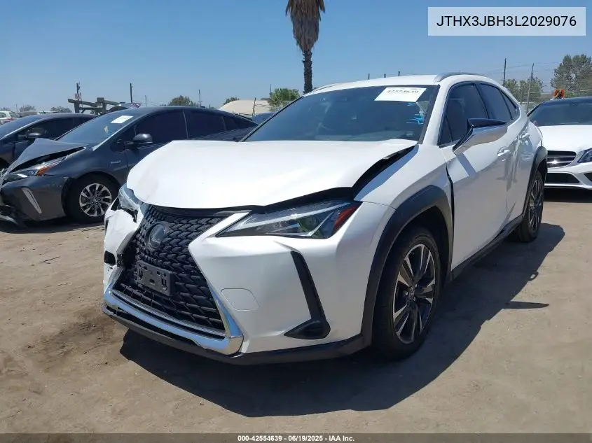 2020 Lexus Ux 200 VIN: JTHX3JBH3L2029076 Lot: 42554639