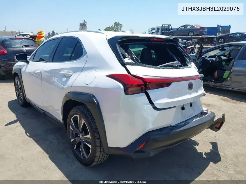 2020 Lexus Ux 200 VIN: JTHX3JBH3L2029076 Lot: 42554639