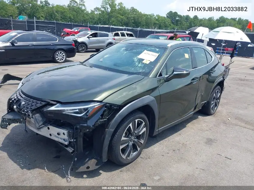 2020 Lexus Ux 250H VIN: JTHX9JBH8L2033882 Lot: 42562160