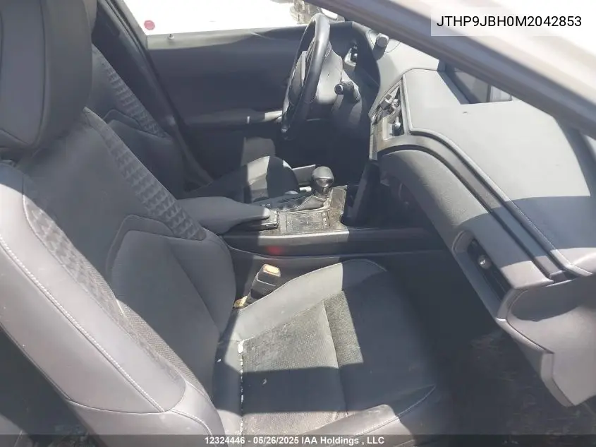 2021 Lexus Ux 250H VIN: JTHP9JBH0M2042853 Lot: 12324446