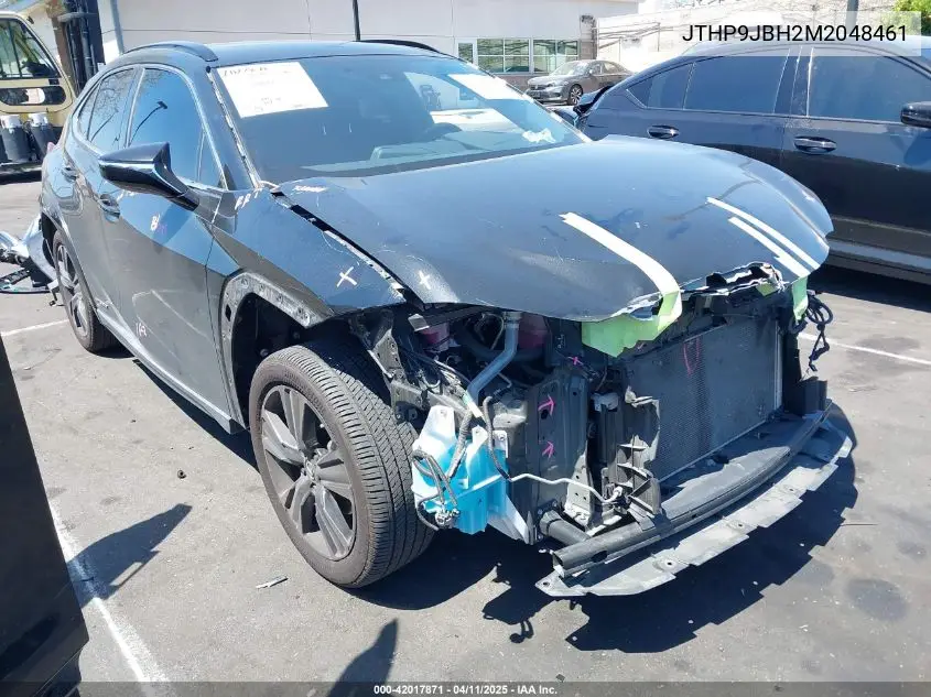 2021 Lexus Ux 250H VIN: JTHP9JBH2M2048461 Lot: 42017871