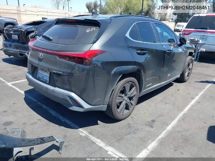2021 Lexus Ux 250H VIN: JTHP9JBH2M2048461 Lot: 42017871
