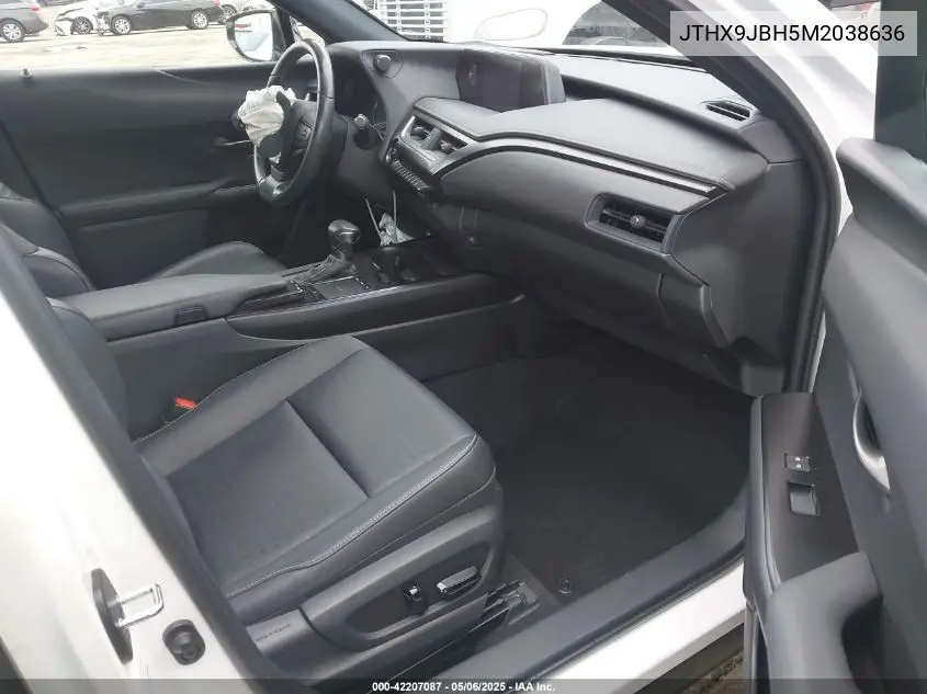 2021 Lexus Ux 250H VIN: JTHX9JBH5M2038636 Lot: 42207087