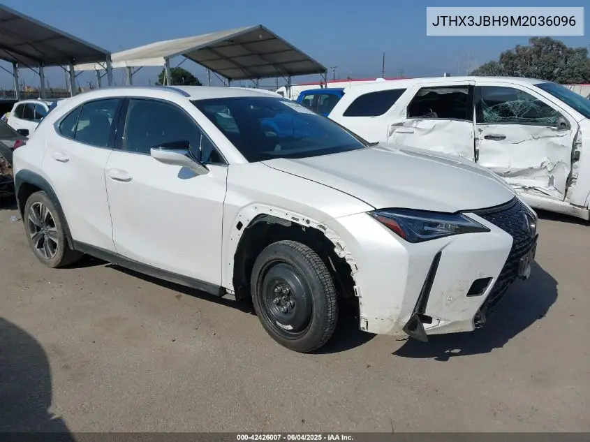 2021 Lexus Ux 200 VIN: JTHX3JBH9M2036096 Lot: 42426007