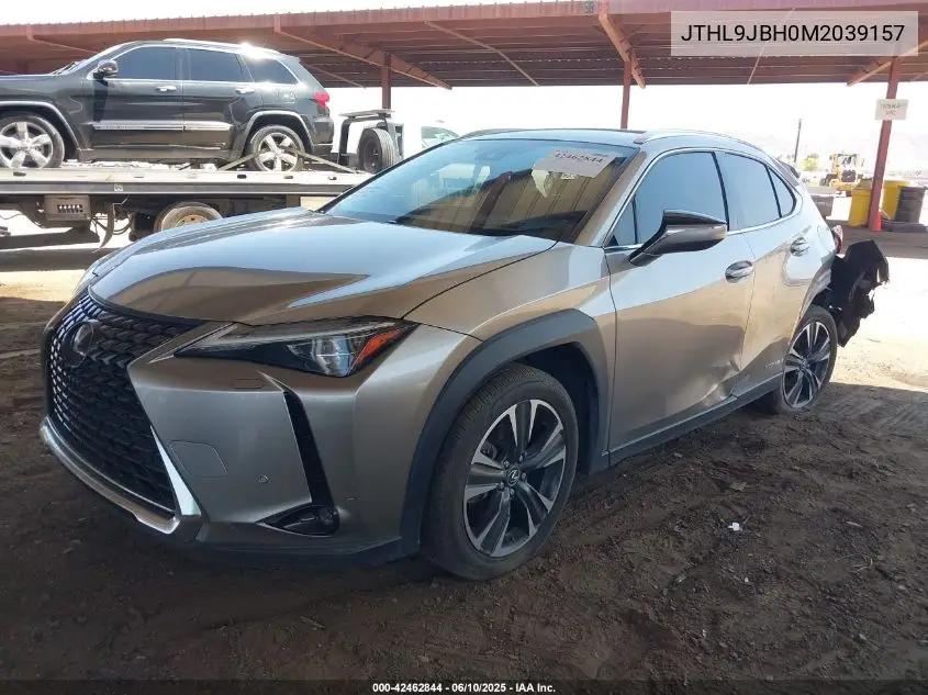 2021 Lexus Ux 250H Luxury VIN: JTHL9JBH0M2039157 Lot: 42462844