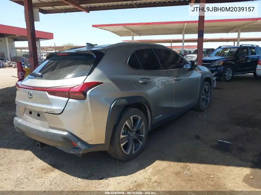 2021 Lexus Ux 250H Luxury VIN: JTHL9JBH0M2039157 Lot: 42462844