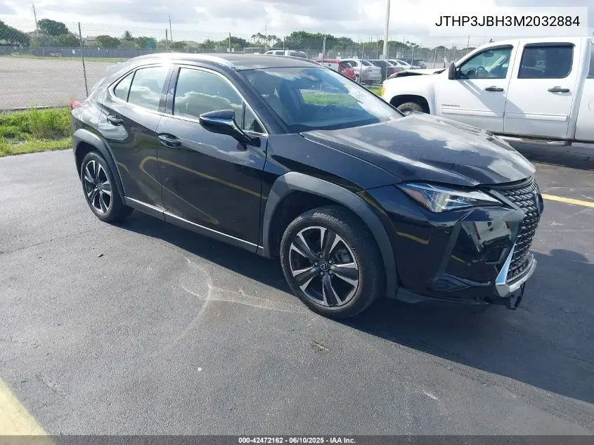 2021 Lexus Ux 200 VIN: JTHP3JBH3M2032884 Lot: 42472162